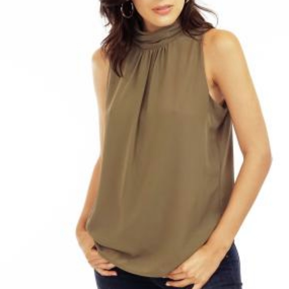 Army Green Flowy Tank